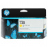 HP 738 498N7A жълт (yellow) оригинална касета