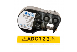 Brady M4C-750-595-YL-BK / 170832, 19.05 mm x 7.62 m, Винил, черен печат / жълт фон