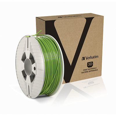 Verbatim 55334 3D филамент, PLA, 2,85mm, 1000g, 126m, Зелен (Green)