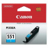 Canon CLI-551C 6509B001 циан (cyan) оригинална касета