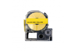Epson LK-3YBP, C53S653001, 9mm x 9m, черен печат / жълт фон,  съвместима лента