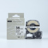 Epson LK-7TBN, ST36KW, C53S657007, 36mm x 9m, черен печат / прозрачен фон, съвместима лента