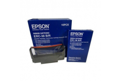 Epson ERC 38 C43S015376, червен-черно, оригинална цветна лента
