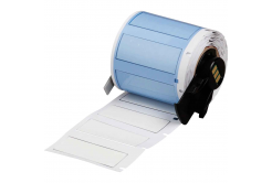 Brady M6-375-175-342-WT / 173653, PermaSleeve маркерни ръкави за кабели, 44.83 mm x 16.38 mm