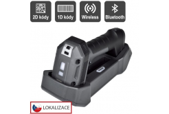 Virtuos EHE0018 CCD 2D průmyslová bezdrátová čtečka HW-857, USB, tmavě šedá
