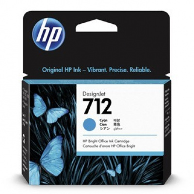 HP 712 3ED67A циан (cyan) оригинална касета