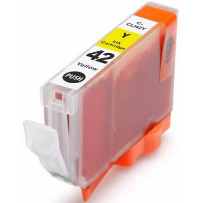 Canon CLI-42Y, 6387B001 жълт (yellow) съвместими касети