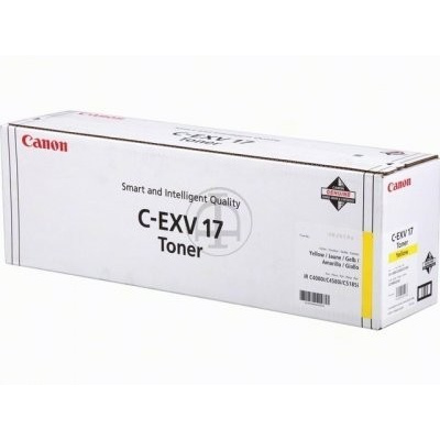 Canon C-EXV17 0259B002 жълт (yellow) оригинален тонер