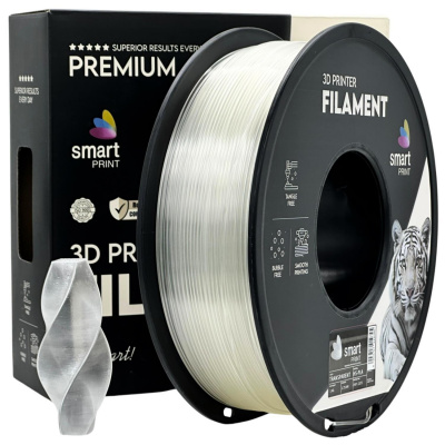 Smart Print FG-S20-E1, 3D филамент, HS-PLA, 1,75mm, 1000g, Прозрачен (Transparent)