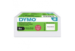 Dymo 2234188, 70mm x 54mm, на дискетки, бялото оригинални хартиени етикети, 6 x 320 компютри
