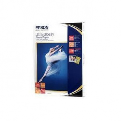 Epson Ultra Glossy Photo Paper S041944 C13S041944, 13x18см, 50 бр., лъскав, бял, фотографска хартия