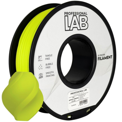 Professional Lab FG-P80-E1, 3D филамент, PLA, 1,75mm, 1000g, Зелен (Apple green)