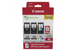 Canon PG-560 2x + CL-561 3712C012 цвят (CMYK) оригинален комплект касети