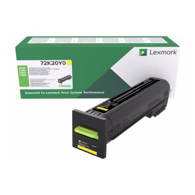 Lexmark 72K20Y0 жълт (yellow) оригинален тонер