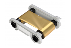 Evolis ribbon, metallic gold