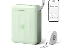 Niimbot D110-M Smart 1AA56291608, етикетираща машина, Зелен + ролка с етикети