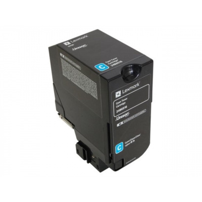 Lexmark 24B6516 лазурен (cyan) оригинален тонер