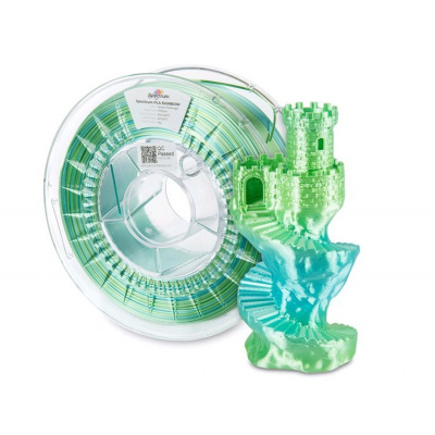 Spectrum 81018 3D филамент, PLA Silk Rainbow, 1,75mm, 1000g, Многоцветен (Ocean melange)