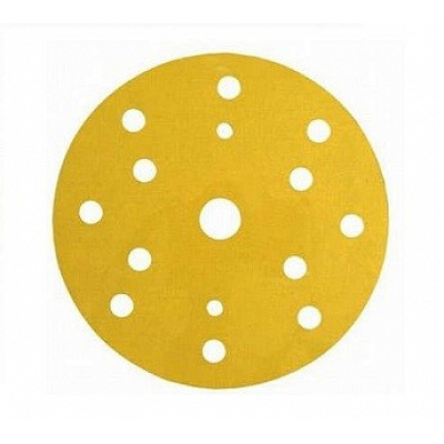 3M 255P Hook-it™ Gold Абразивен диск, 15 отвора P500