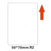 Niimbot A2A18918301, 50x70mm, 110 бр, бял самозалепващи се етикети