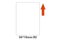 Niimbot A2A18918301, 50x70mm, 110 бр, бял самозалепващи се етикети