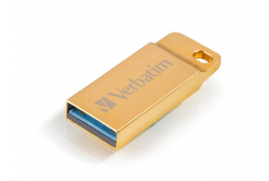 VERBATIM Flash Disk 64GB Metal Executive, USB 3.0, злато