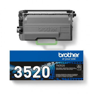 Brother TN-3520 черен (black) оригинален тонер