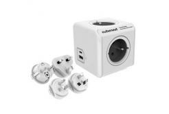Cubenest - PowerCube, ReWirable USB PD 20W, A+C, сив, POWERCUBE, 4x чекмедже USB C+A, Power Delivery 20W