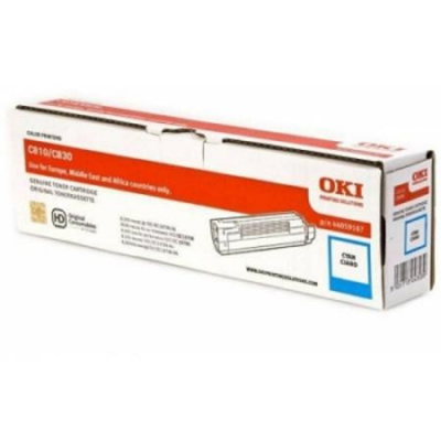 OKI 44059107 лазурен (cyan) оригинален тонер