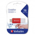 Verbatim 49453 DataBar, USB флаш диск, USB 2.0, 16GB, червен
