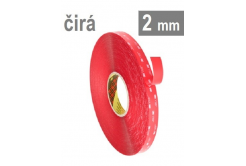 3M VHB™ 4918-F, tl. 2 mm; transparentní oboustranně velmi silně lepicí akrylová páska 25 mm x 16,5 m