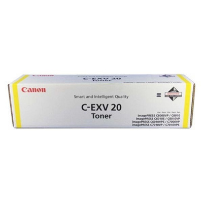 Canon C-EXV20 0439B002 жълт (yellow) оригинален тонер