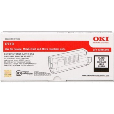 OKI 44318608 черен (black) оригинален тонер
