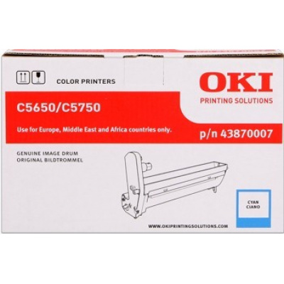 OKI 43870007 циан (cyan) оригинален цилиндричен блок