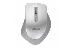 ASUS WT425/Ергономична/Оптична/За дясна ръка/1 600 DPI/Безжична USB/Сребриста