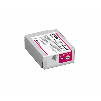Epson SJIC57P-M C13T58J340 за ColorWorks, пурпурна (magenta) оригинална касета