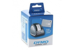 Dymo 99012, S0722400, 36мм x 89мм, бели хартиени етикети