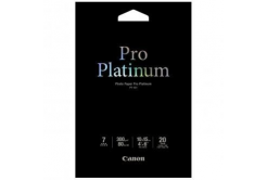 Canon Photo Paper Pro Platinum 2768B013, 300 г/м2, 10x15см, 20 бр., лъскав, бял, фотографска хартия