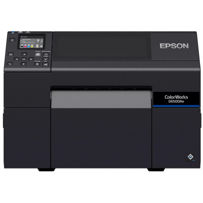 Epson ColorWorks D6500 (Ae) C31CL91102, цвят принтер за етикети, режещ апарат, дисплей, USB, Ethernet, черен