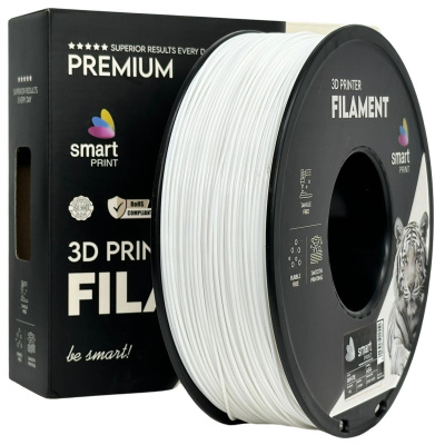 Smart Print FG-S133-E1, 3D филамент, ASA, 1,75mm, 1000g, Бял (White)