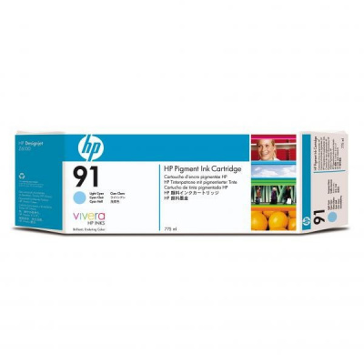 HP 91 C9470A světlé циан (light cyan) оригинална касета