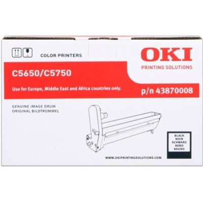 OKI 43870008 черно (black) оригинален цилиндричен блок