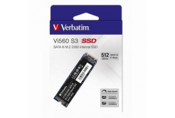 Verbatim 49363 Vi560, Вътрешен SSD диск, 512GB, SATA III, 560 MB/s-R, 520 MB/s-W, черно