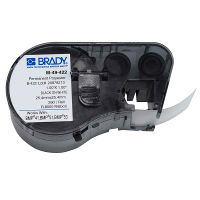 Brady M-49-422 / 131608, етикети 25.40 mm x 25.40 mm