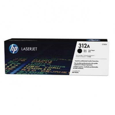 HP 312A CF380A черен (black) оригинален тонер