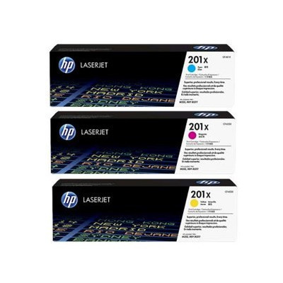 HP 201X, CF253XM лазурен/магента/жълт (cyan/magenta/yellow) оригинален тонер