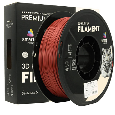 Smart Print FG-S216-E1, 3D филамент, PETG Matte, 1,75mm, 1000g, Червен (Red)