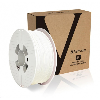 Verbatim 55315 3D филамент, PLA, 1,75mm, 1000g, 335m, Бял (White)