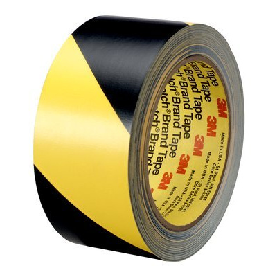 3M 766 PVC лента жълто-черно, 50 мм x 33 м