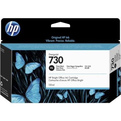 HP 730 P2V67A снимка черен (photo black) оригинална касета